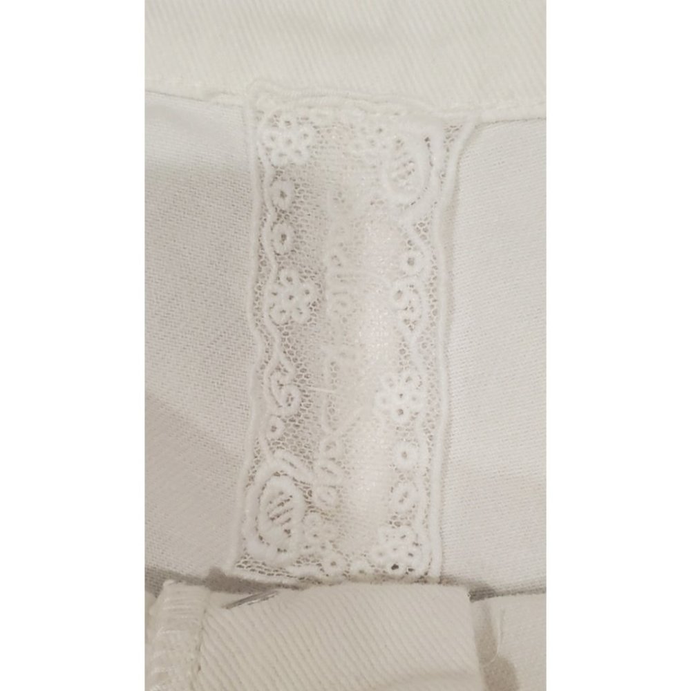 SADIE & SAGE White Wide Leg High Rise Pants - Picture 3 of 4